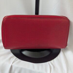 Louis Vuitton Epi Red Zippy Wallet